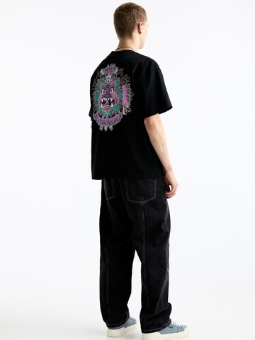 Pull&Bear T-Shirt in Schwarz