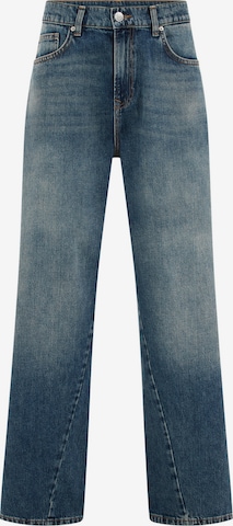 WE FashionLoosefit Traperice - plava boja: prednji dio