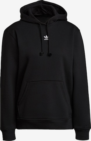 ADIDAS ORIGINALS Sweatshirt 'Adicolor Essentials Fleece' in Black: front