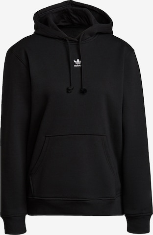 Bluză de molton 'Adicolor Essentials Fleece' de la ADIDAS ORIGINALS pe negru: față