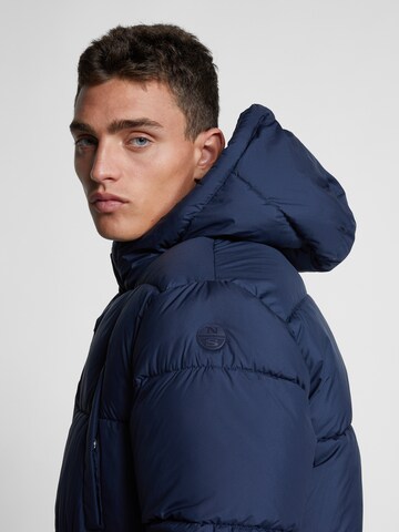 Parka mi-saison North Sails en bleu