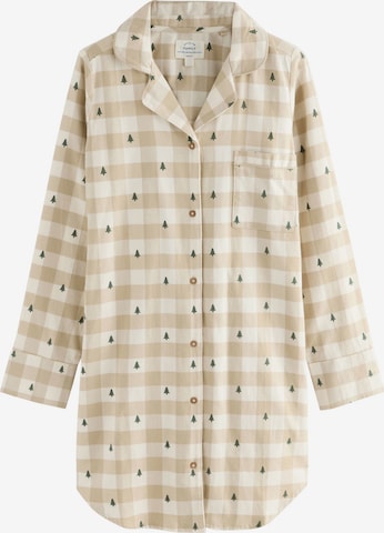 NextSpavaćica košulja - bež boja: prednji dio