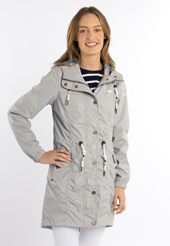 Schmuddelwedda Raincoat in Grey: front