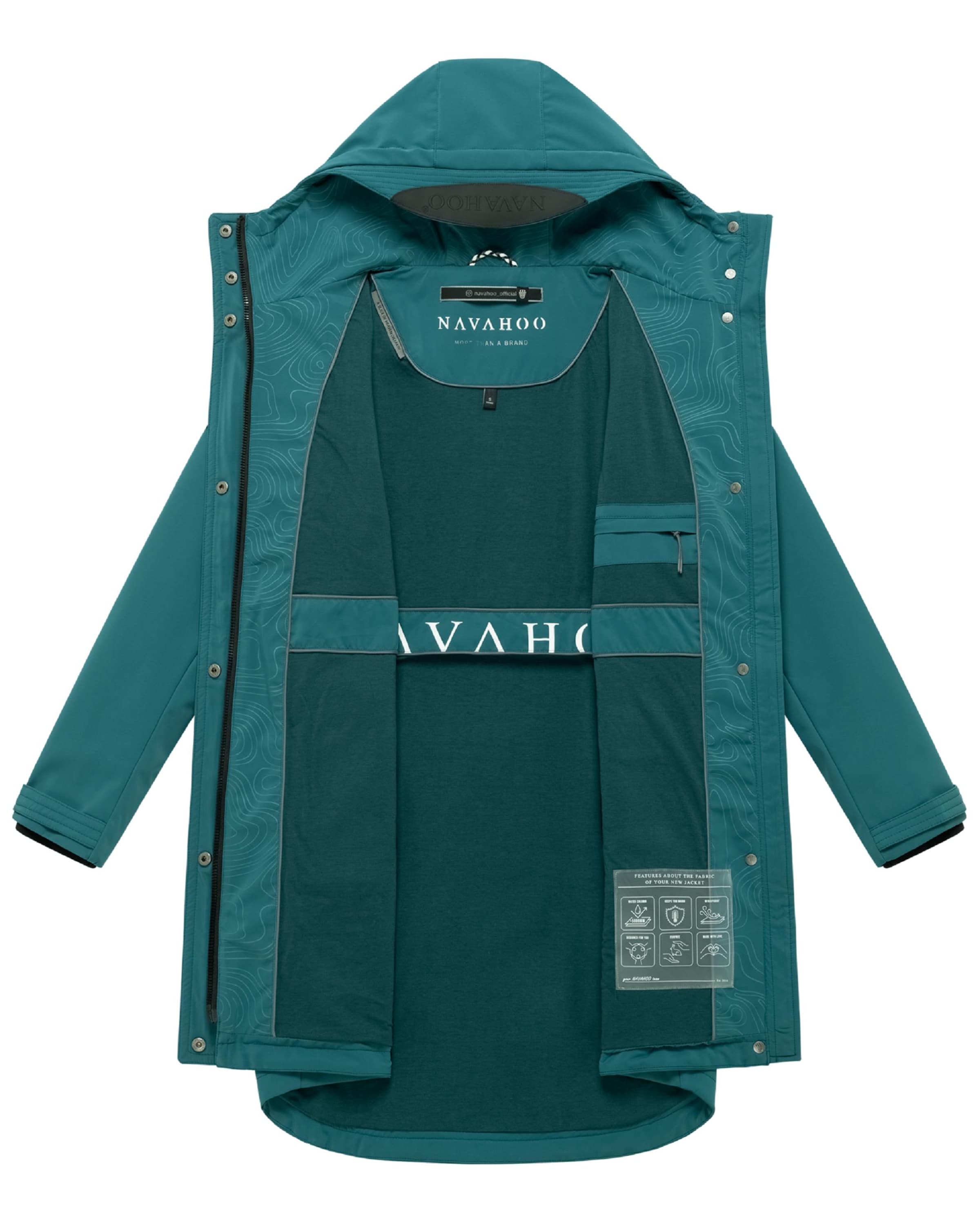 Manteau fonctionnel 'Morgennebel 14' NAVAHOO en vert
