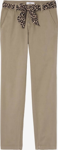 Pantalon chino 'KRISTIN' Le Temps Des Cerises en beige : devant