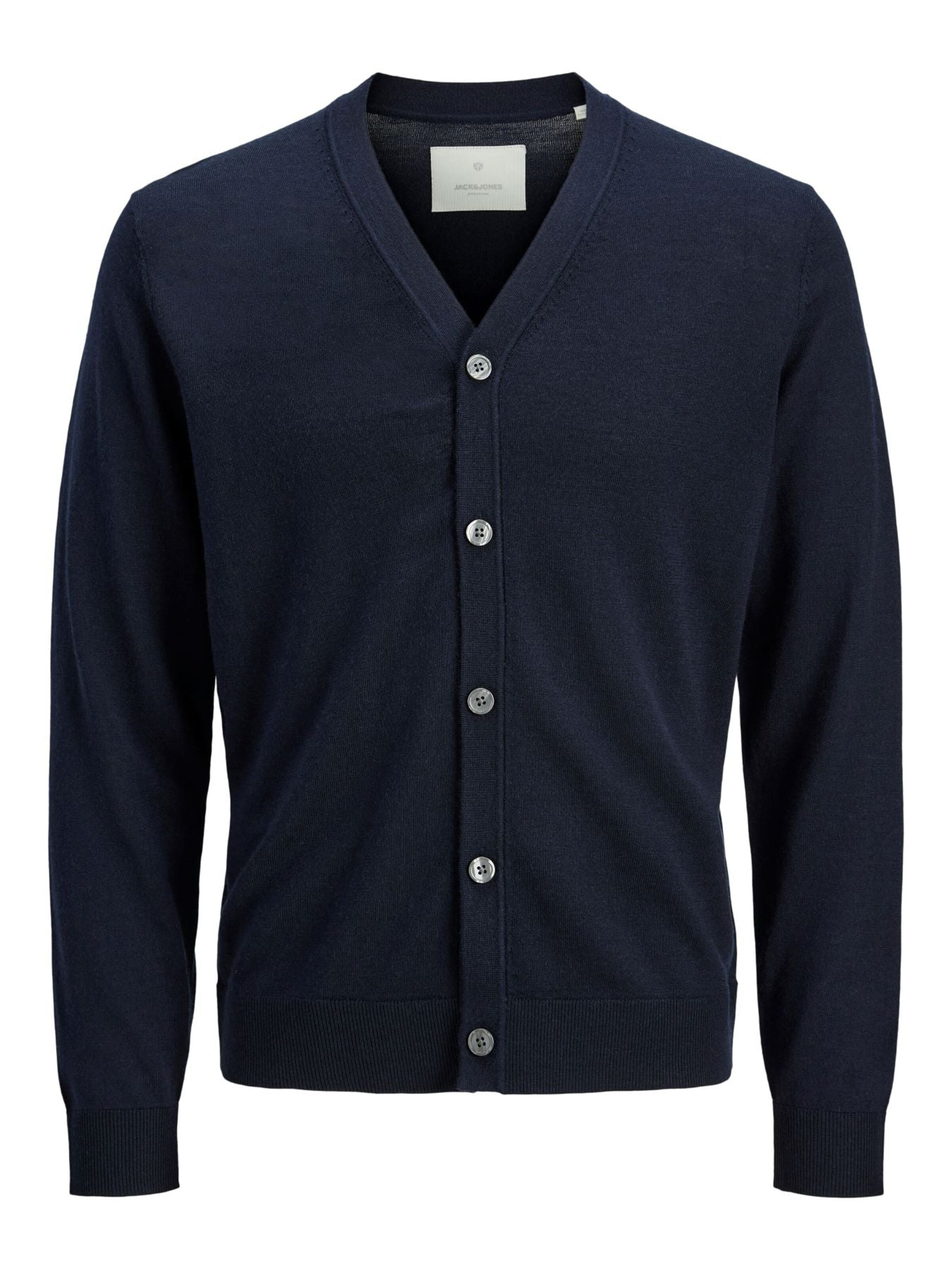 JACK & JONES Strickjacke '12281758'‌ in Blau: Vorderseite