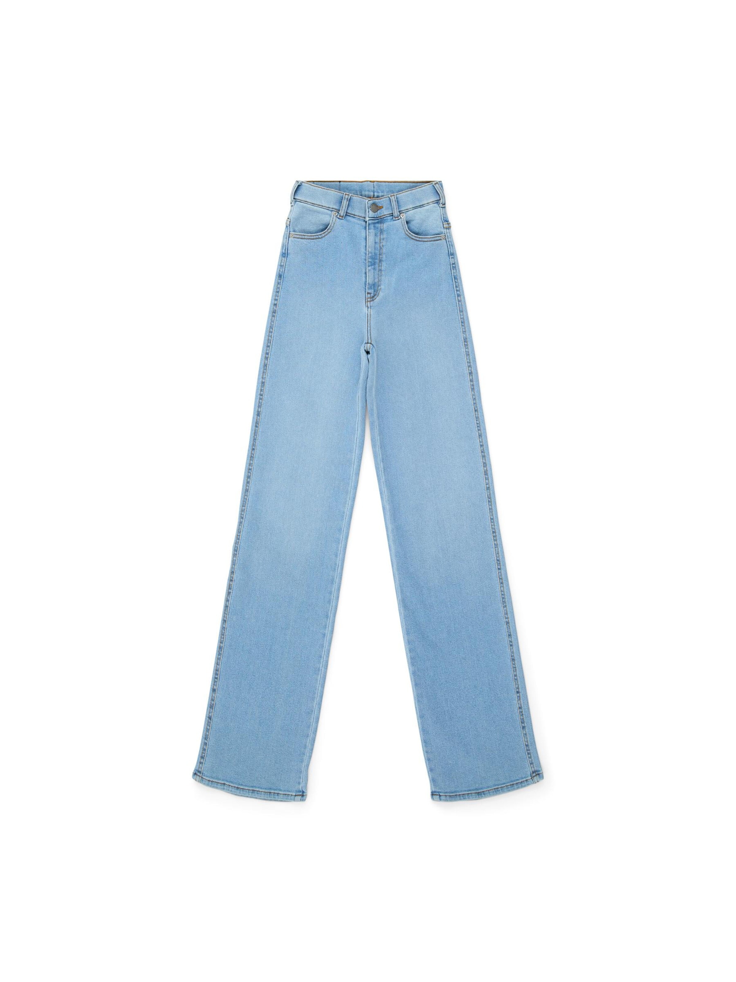Dr. Denim Jeans 'Moxy High Straight Jeans' in Blue: front