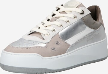 Filling Pieces Lace-up shoe 'Avenue' in Silver: front