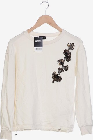 TAIFUN Sweatshirt & Zip-Up Hoodie in S in White: front