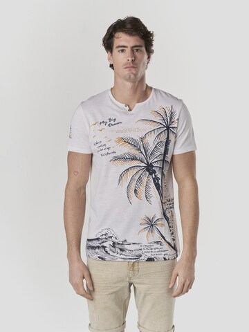 KOROSHI Тениска в бяло: отпред