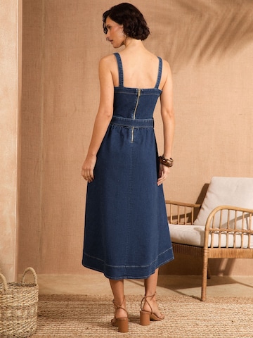 Abito di love & roses in blu