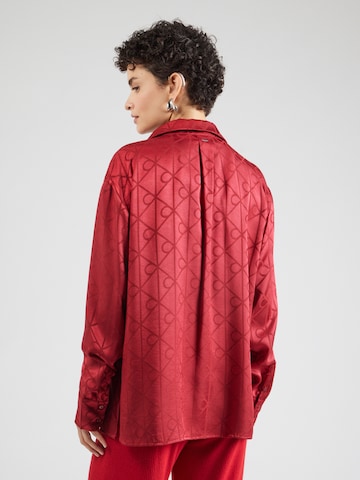 Calvin Klein Slaapshirt in Rood