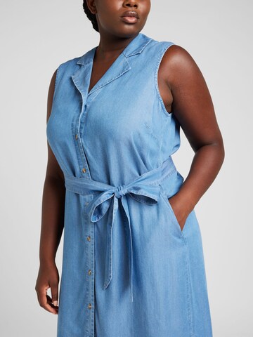 Vero Moda Curve Платье-рубашка 'BREE' в Синий