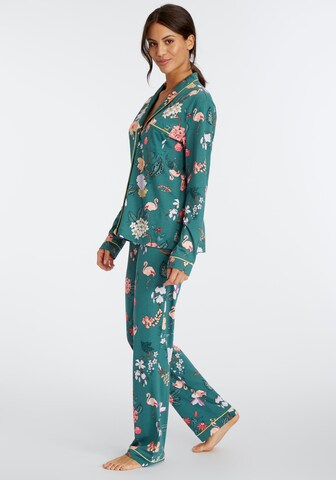 LASCANA Pajama in Green