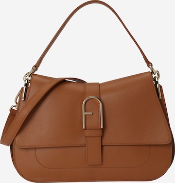 Sac bandoulière FURLA en marron : devant