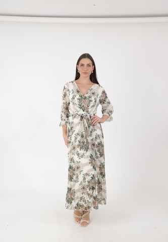 Elara Kleid in Grün: Vorderseite