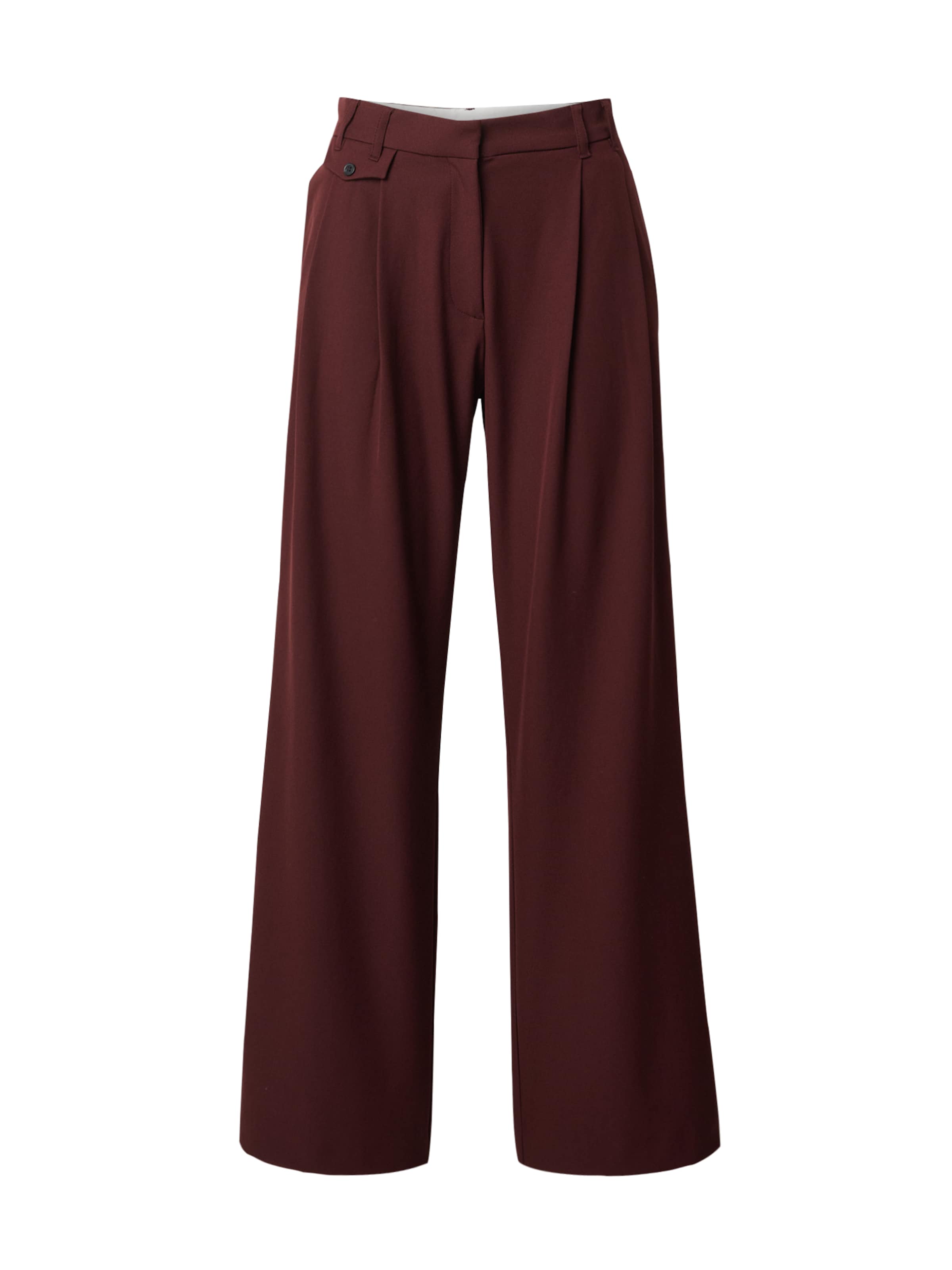 Wide Leg Pantalon 'Tima' EDITED en rouge : devant