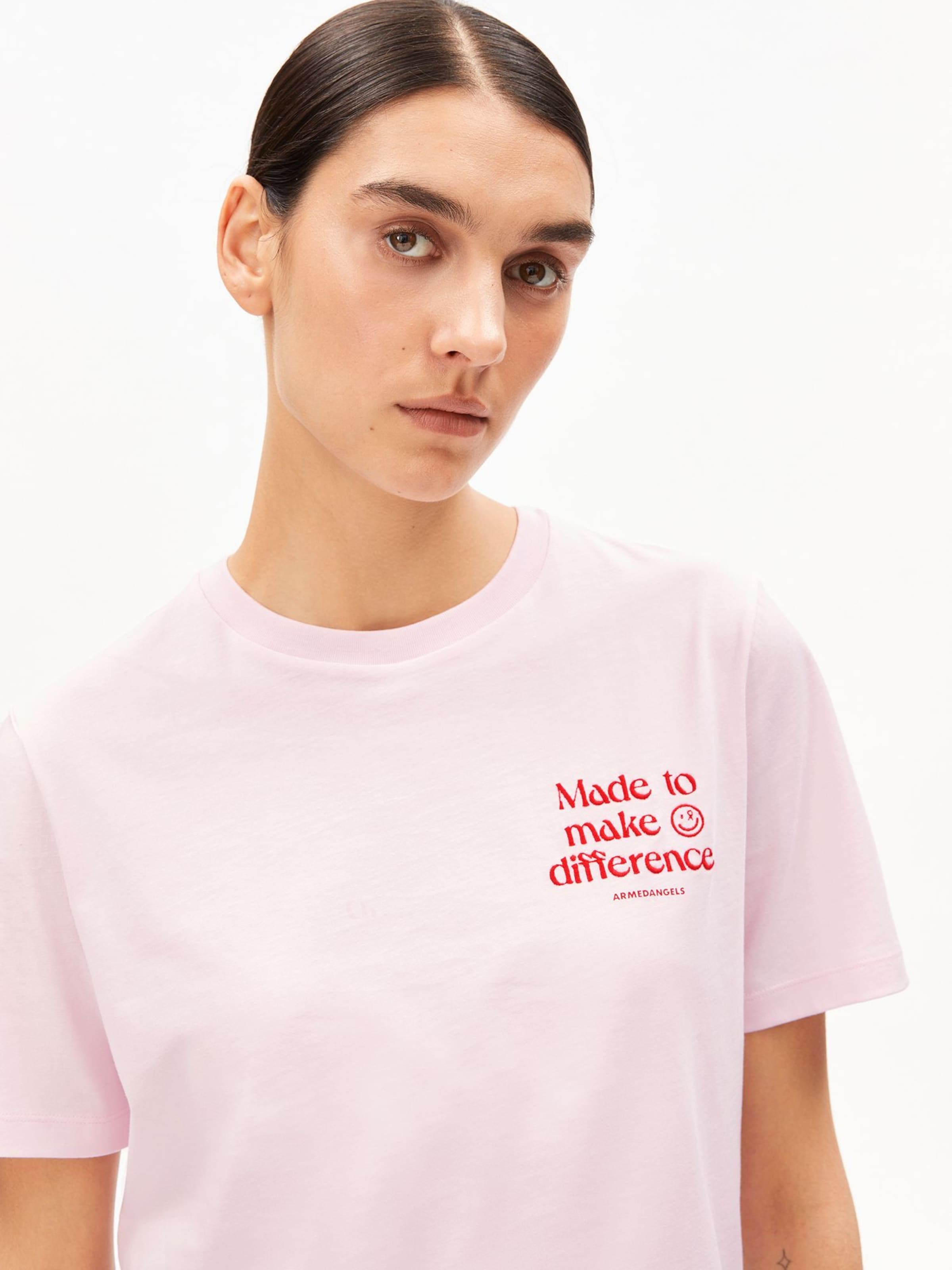 ARMEDANGELS Shirt in Pink: front