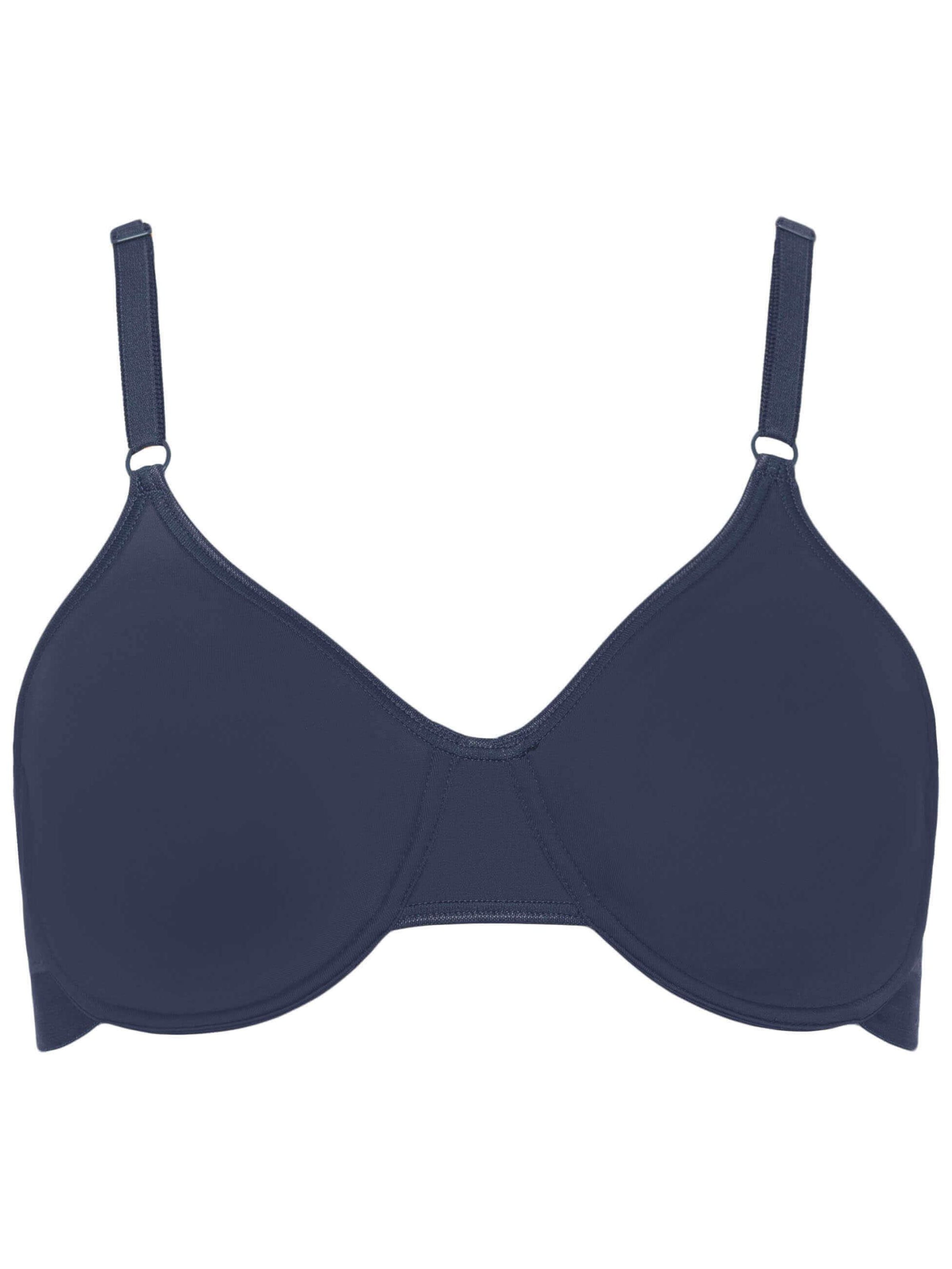 BeeDees Bra 'Bügel-BH Microfun W' in Blue: front