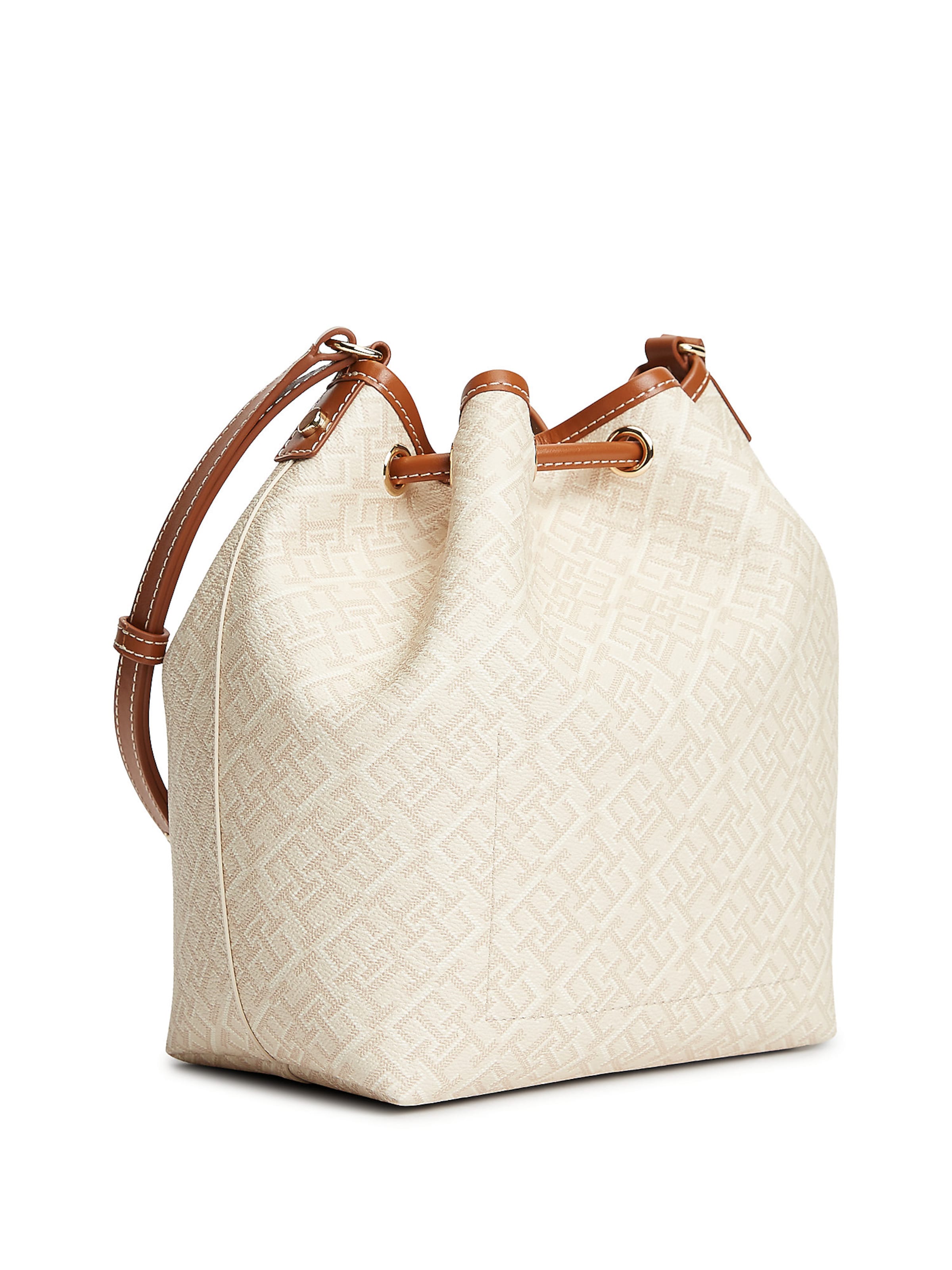 TOMMY HILFIGER Beuteltasche in Beige