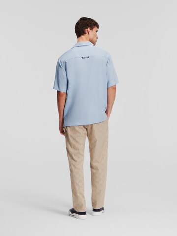 Karl Lagerfeld - Ajuste confortable Camisa en azul