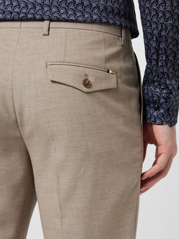 BOSS Regular Suorat housut 'Genius' värissä beige