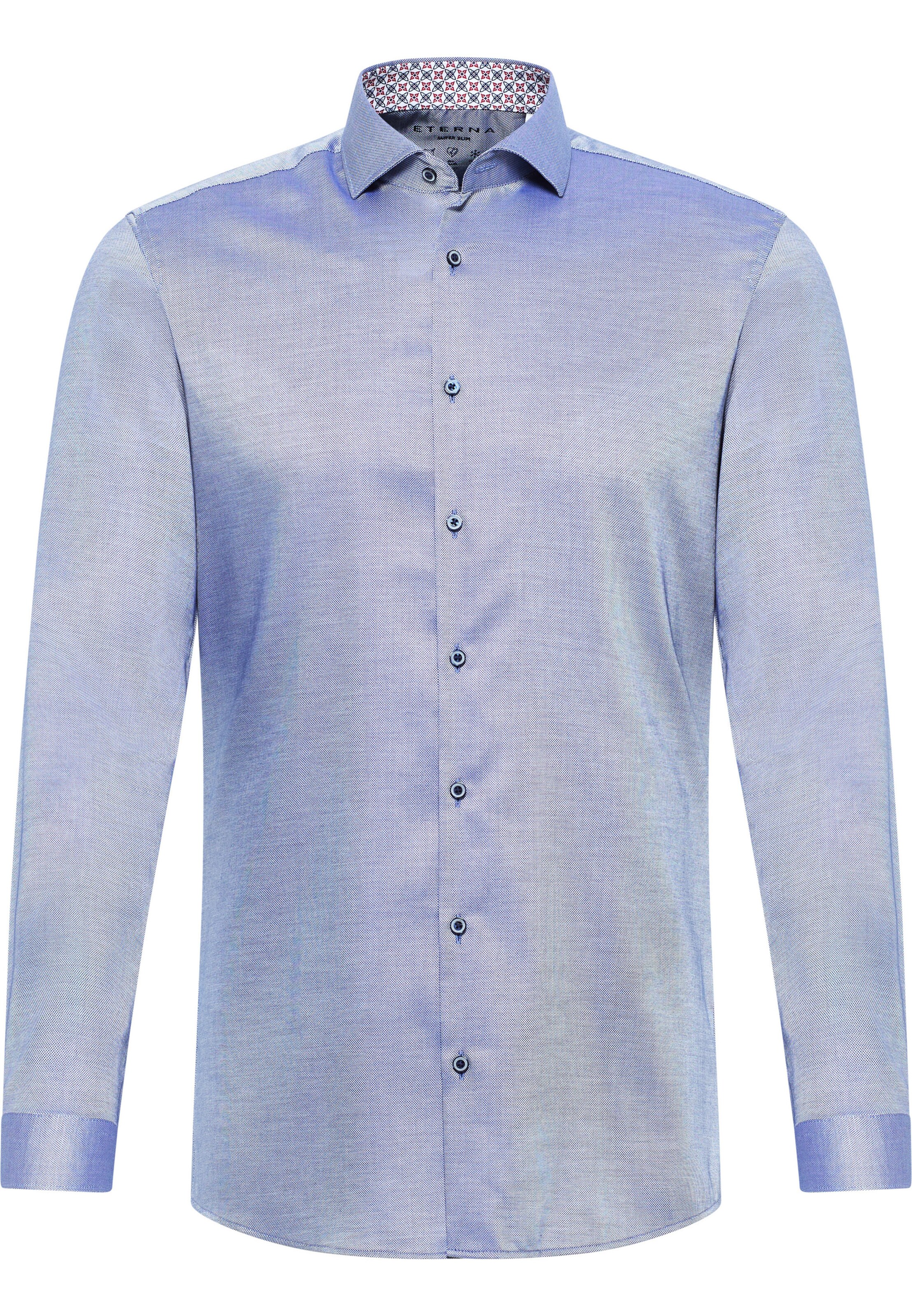 ETERNA Super Slim Fit Business shirt in Blue: front