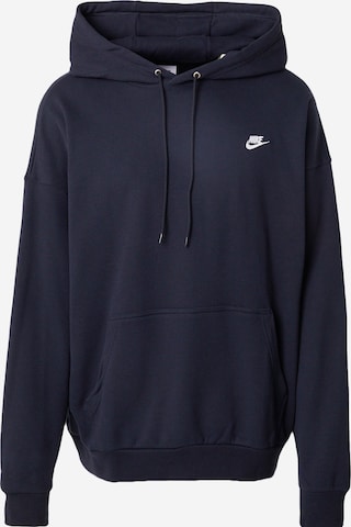 juoda Nike Sportswear Megztinis be užsegimo 'CLUB': priekis