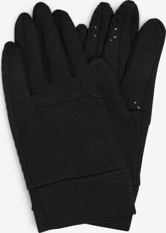 Andrew James Full Finger Gloves in Black: front