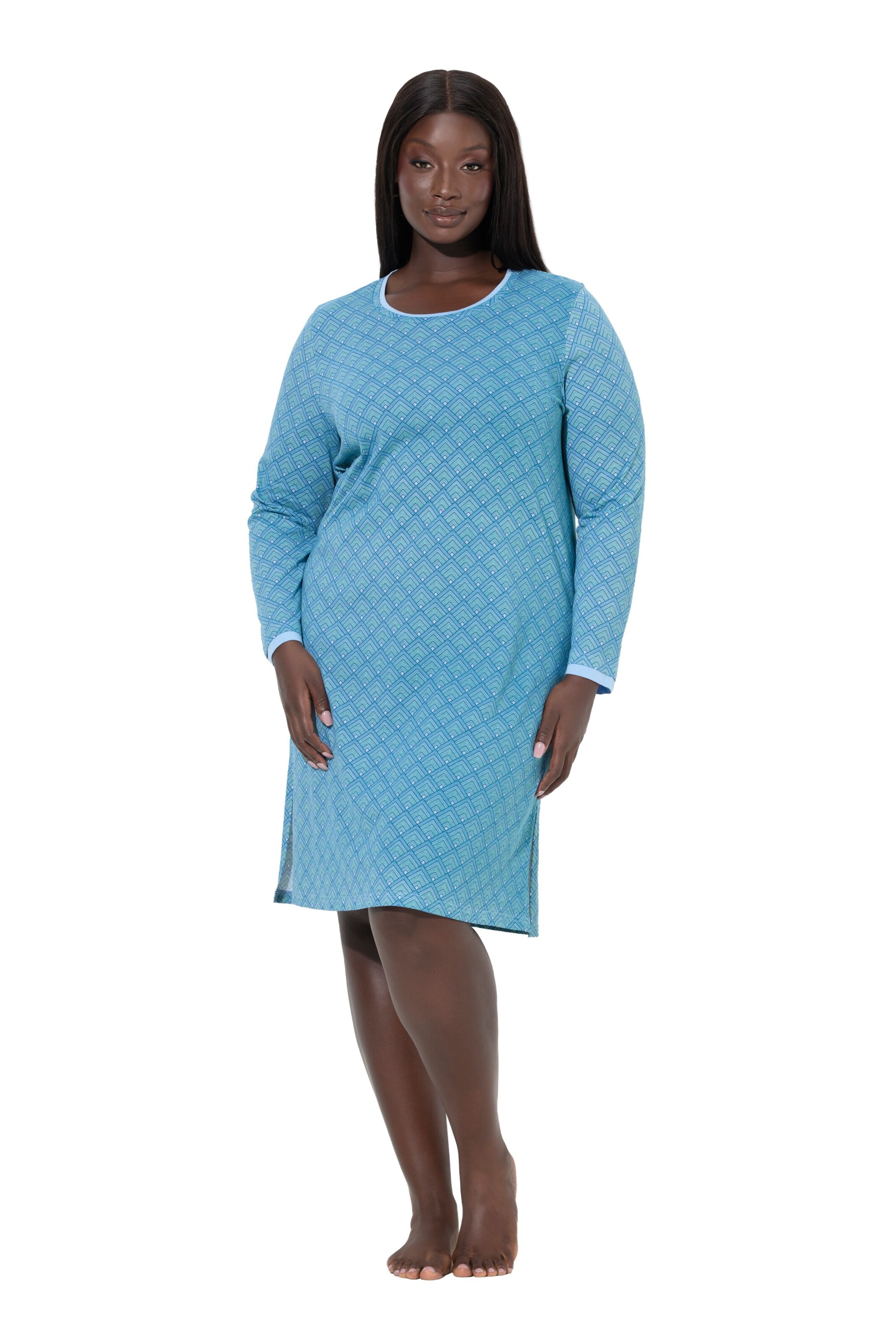 Ulla Popken Nightgown in Blue