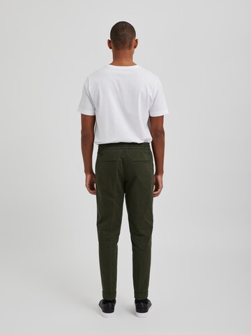 Bertoni Tapered Broek 'Julian' in Groen