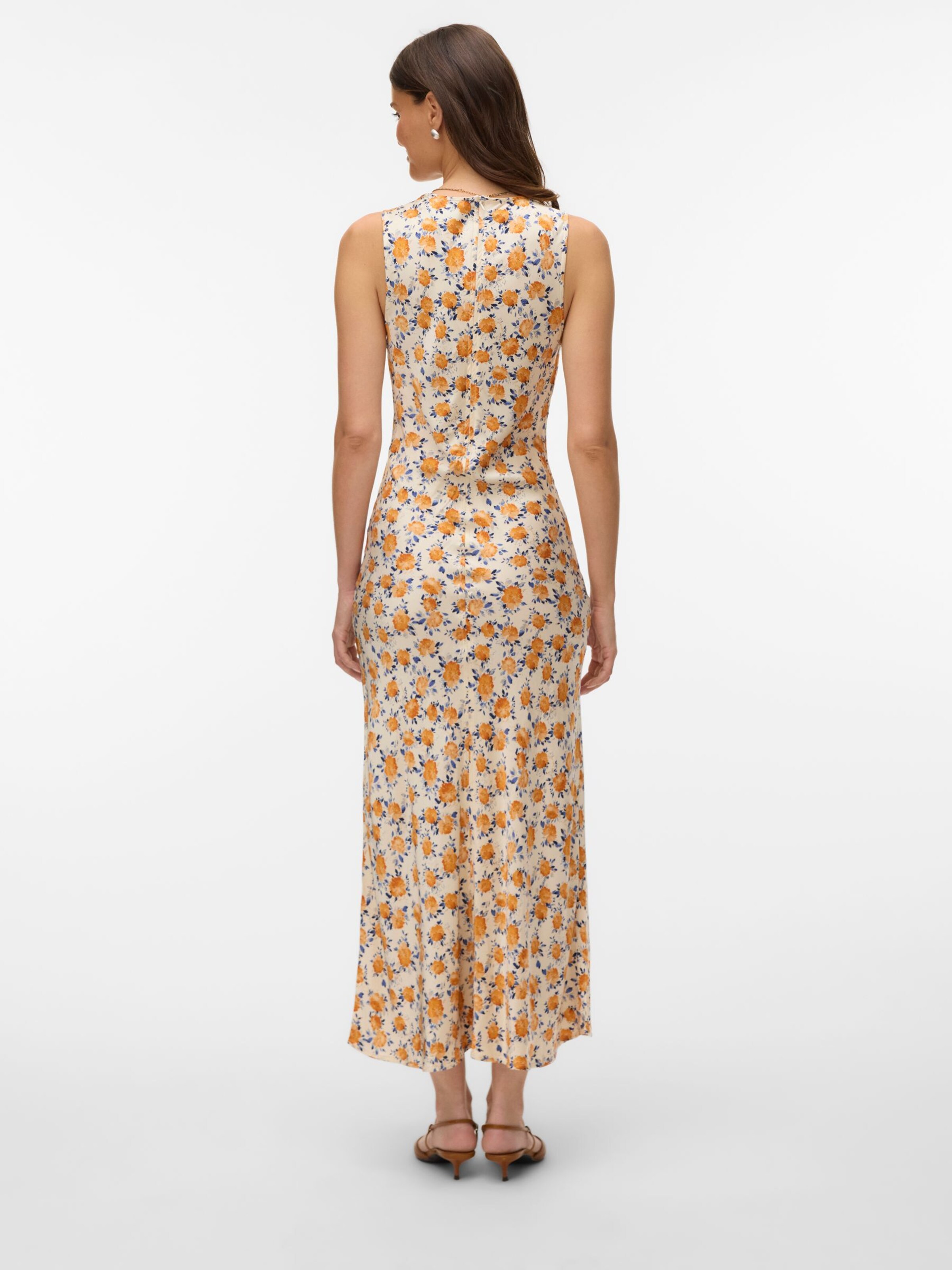 VERO MODA Dress 'AWAvilda' in Beige
