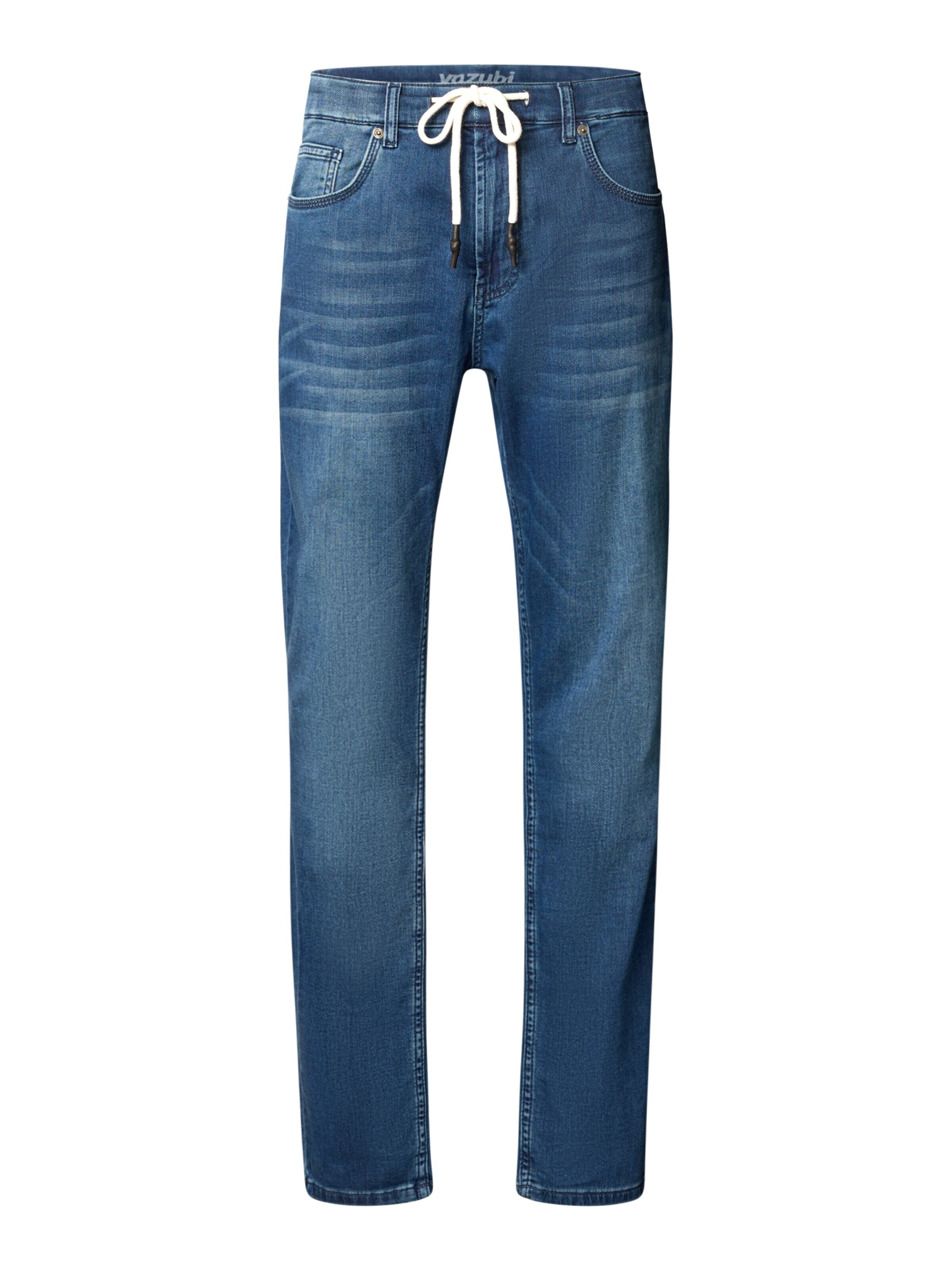 yazubi Jeans 'Erik' in Blue: front