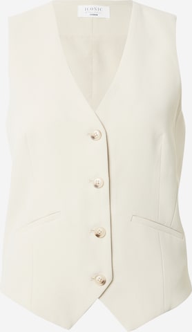 ABOUT YOU x Iconic by Tatiana Kucharova Suit vest in Beige: front