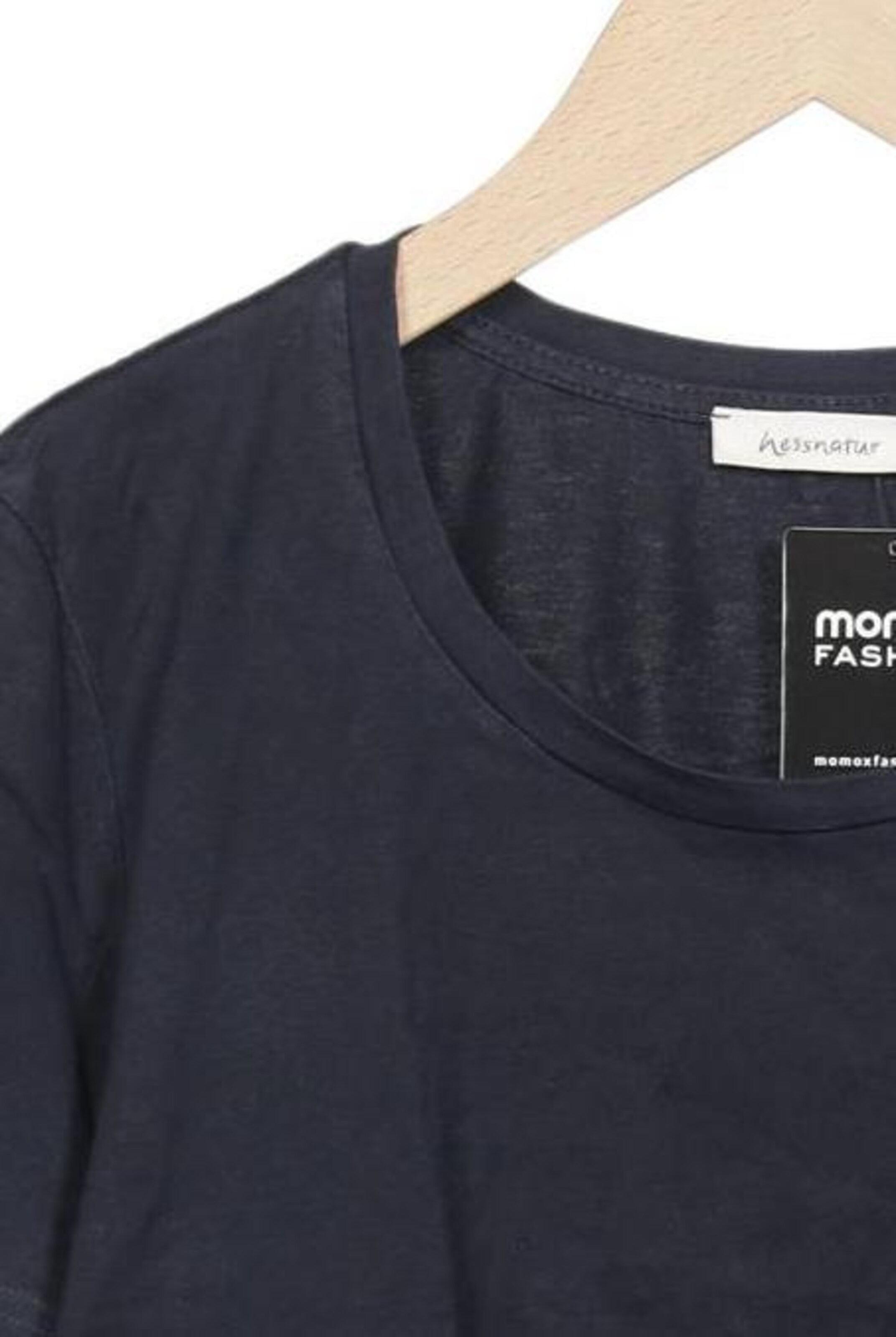 hessnatur Top & Shirt in S in Blue