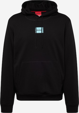 HUGO Red Sweatshirt 'Daratschi214' in Black: front