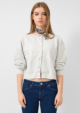 QS - Cárdigan en gris: frente