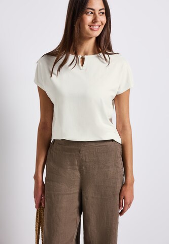 STREET ONE Shirt in White: front