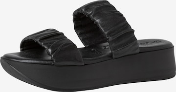 TAMARISNatikače s potpeticom - crna boja: prednji dio