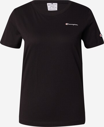 Champion Authentic Athletic Apparel - Camisa em preto: frente