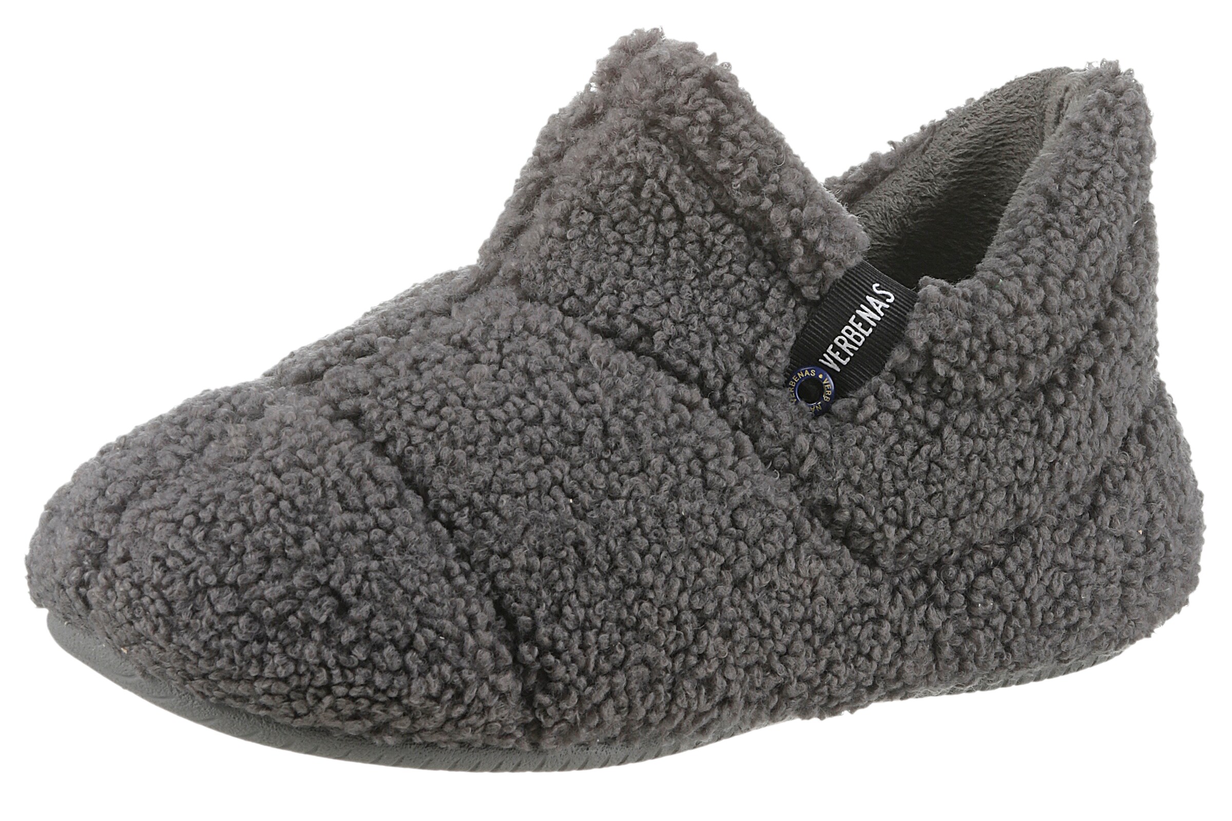 VERBENAS Hausschuh in Grau: Vorderseite