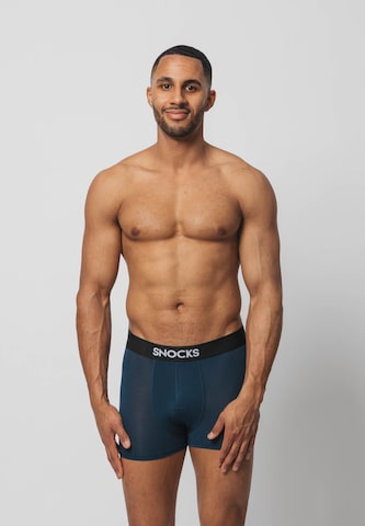 SNOCKS Boxershorts in Blau