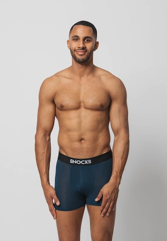 SNOCKS Boxer shorts in Blue: front