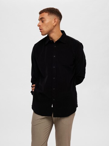 Regular fit Camicia 'Regowen' di SELECTED HOMME in nero