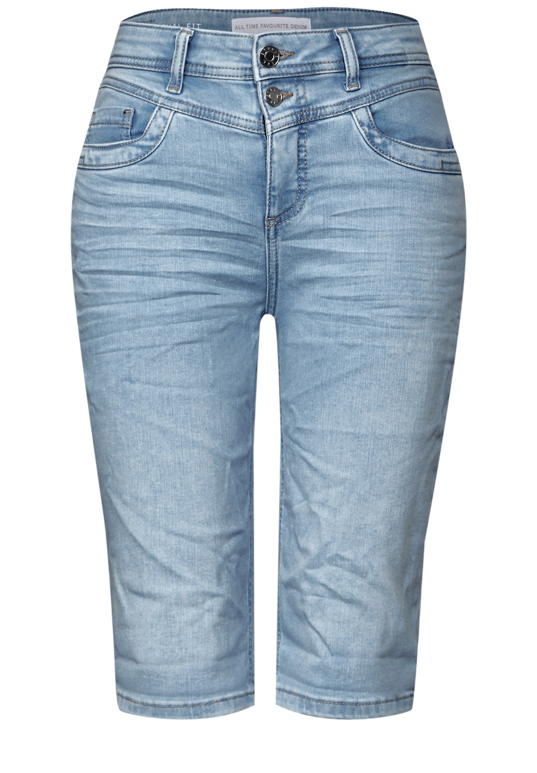 STREET ONE Slim fit Jeans in Blue: front