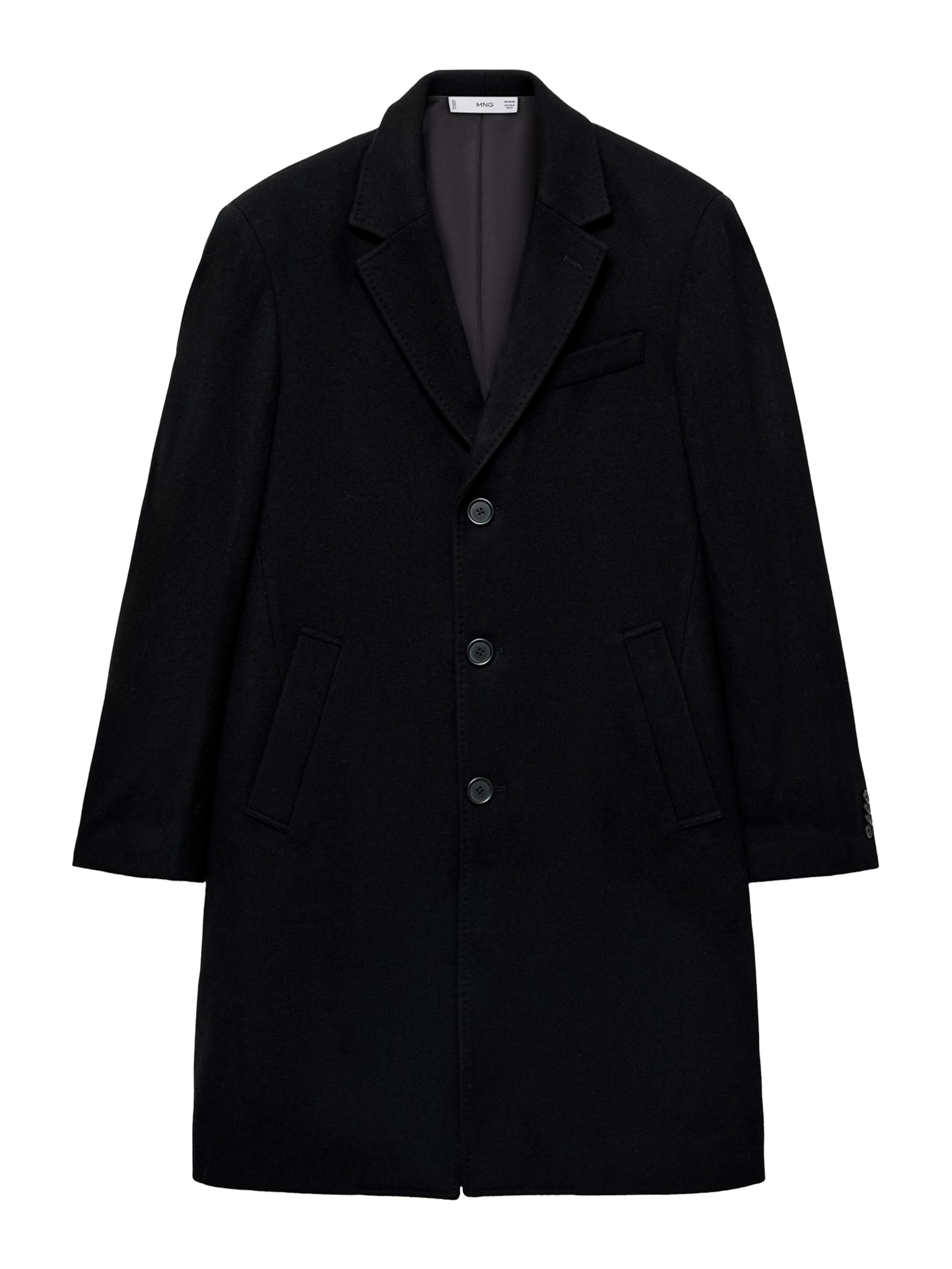 MANGO MAN Overgangsfrakke 'Arizona' i sort: forside