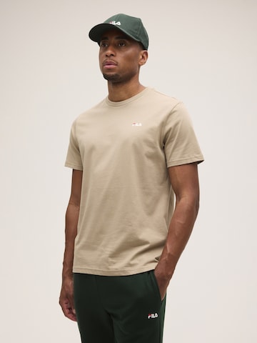 FILA - Camiseta 'LAAS regular tee' en beige: frente