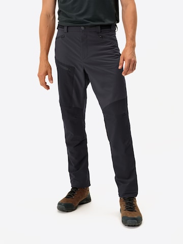 VAUDE Regular Outdoor trousers 'Elope' in Black: front
