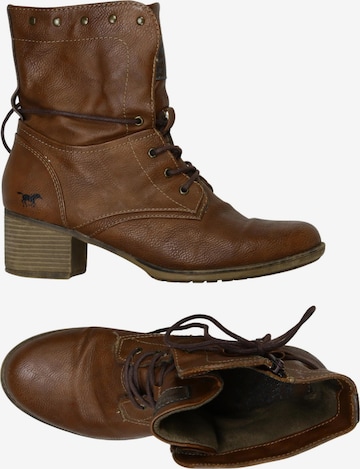 MUSTANG Stiefelette 38 in Braun: Vorderseite