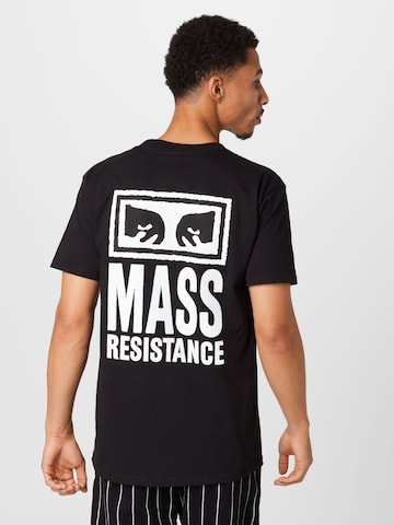 Obey Shirt 'Mass Resistance' in Zwart